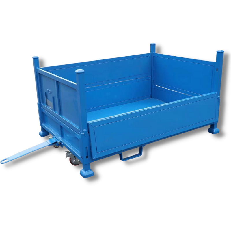 帶牽引鐵板料箱